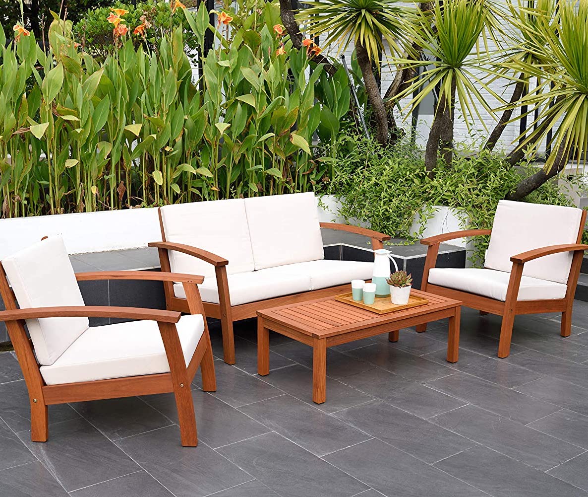 Amazonia Prescott Patio 4-Piece Conversation Set - Kitchen50