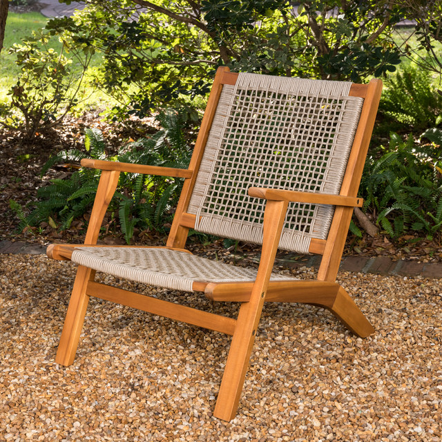 Patio Sense Vega Natural Stain Outdoor Chair - Kitchen50